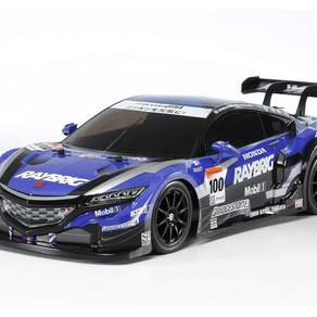 타미야 110 전동 RC 카 시리즈 No.599 RAYBRIG NSX CONCEPT-GT (TT-02 섀시) 온로드 58599