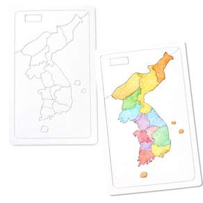 아이몽 우리나라 지도 퍼즐 종이퍼즐 만들기재료 미술재료 그리기퍼즐 한국 교육