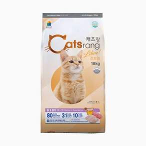캐츠랑 리브레 전연령 고양이사료, 닭+참치, 5kg, 1개