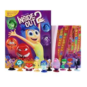 Disney Pixar Inside Out 2: My Busy Books 인사이드아웃2 비지북:10피규어 플레이매트