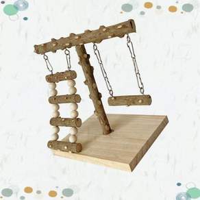 Bird Grinding Perch Swing Toy Bird Grinding Stand Parrots Toy Cage Toy
