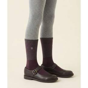 OAFISH Color BLOCK 락 블록 STRIPE 스트라이프D 스트라이프 SOCKS 삭스 양말 PURPLE 퍼플
