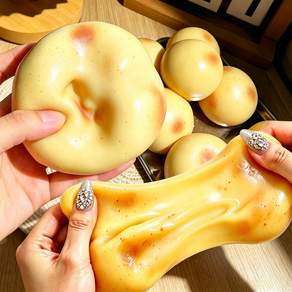 Zeviro 물감자 슬랑이 쫀득 감자 말랑이 스퀴시 스트레스볼