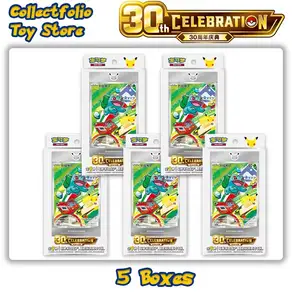 30주 기념 박스 세트 초기 파트너 일러스트레이션 플래시 카드 어 선물 상자 Ptcg