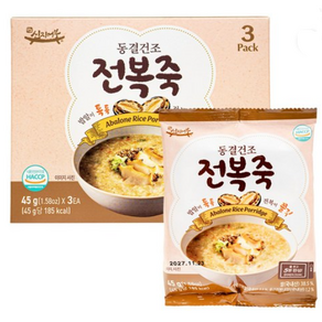 신지어부가 동결건조 전복죽 초간단 보양식