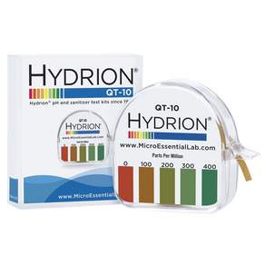 쿼츠 농도 측정지 Hydrion Quat Test Paper QT-10_(유효기간 28-06-15)