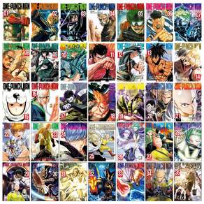 (오늘 출발) 원펀맨 One Punch Man 만화책 1-35권 전권 세트 + 일러스트 미니 포스터 제공