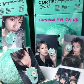 cortis 코르티스 포토카드 cortisball 포카 특별 카드 로모카드6장 JL-1688-101140-5804845, 녹색, 포카 6장