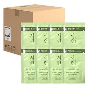 댕기머리 일회용 린스 8ml x 500개 일회용 린스 업소용 여행용 호텔 파우치