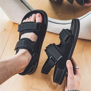 캐주얼 무드 데일리 찍찍이 2컬러 샌들 ZG프로2 2개
