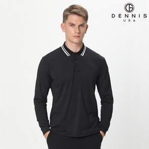 데니스골프 DENNIS 25FW 남성 에센셜 요꼬카라 긴팔 카라티_NAQFMTS002