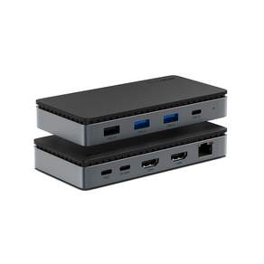 베이직기어 SOHO 듀얼 디스플레이 HDMI 노트북 C타입 9in1 멀티허브 PD100W 도킹스테이션