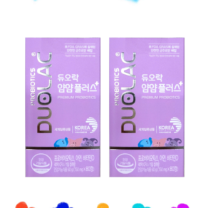 듀오락 얌얌 플러스 키즈 아기 프로바이오틱스 유산균 어린이 락토바실러스플란타럼 비피도박테리움 비피덤 비피더스균 신바이오틱스 장까지가는 약국 초등 학생 3살 5살 유산균