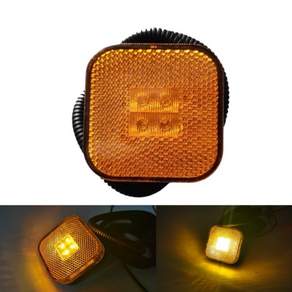 트럭MAN Tga Tgx Tgs 트럭 범퍼 조명 OEM에 사용되는 1.3M 전선 24V LED 사이드 마커 램프 81252606101 812