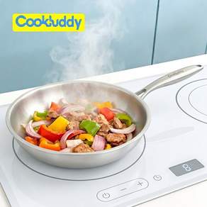 CookBuddy 무연마제 304 스텐 후라이팬 인덕션 겸용