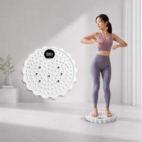 HULULU 스마트 발지압 스텝퍼 360도 트위스트 운동기구 디지털 디스플레이 칼로리 시간 측정