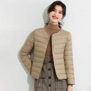 스노우핏팅 여성 경량패딩 겨울 아우터 숏패딩