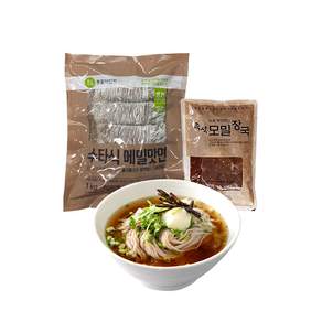 수타식 메밀면 + 즉석모밀장국 소바 10인분 세트