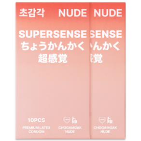 초감각 NUDE 무꼭지 콘돔