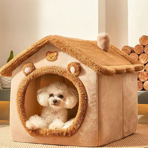 반려동물 하우스형 펫 침대