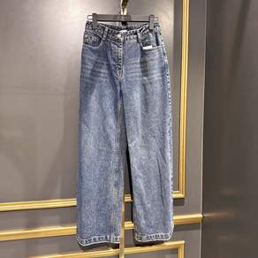 시슬리 브라운 틴 워싱 데님 팬츠 SADP33561