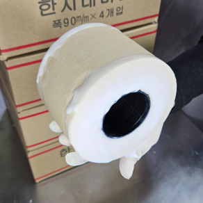 [특허] 풀독방지 띠형네바리 미색네바리 내바리 셀프도배 벽지보수 석고보드 단차 에어컨타공구멍 못자국 벽면평탄화