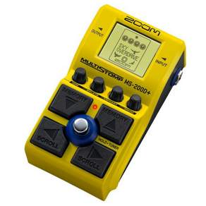이펙터 오버 드라이브 디스토션 부스터 퍼즈 ZOOM 줌 MS-200D+
