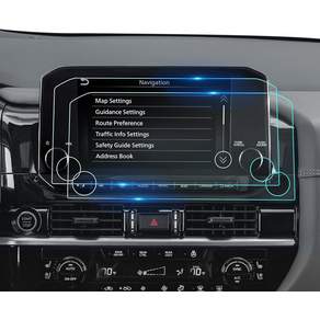 빅스안 2024-2025 ZDX 스크린 프로텍터 -2PCS 아큐라 ZDXA-스펙 RWDA-스펙 AWD타입 S 11인치 터치스크린 2025 액세서리 HD 투명 인포테인먼트 나노필름