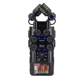 ZOOM H6studio Mix) 32bit 19.4mm XY 192kHz 줌 핸디 레코더 블랙 고해상도 녹음 6채널