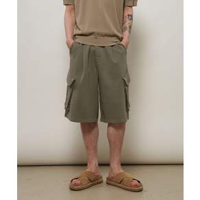 제너럴아이디어 GENERALIDEA MAN 카고 스웻 하프 팬츠 KHI GF2MHP020 GF2MHP020KH 1181207