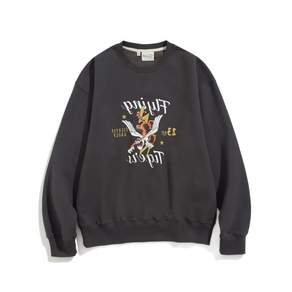 UNIFORM BRIDGE 유니폼브릿지 flying tigers 스웨트셔츠 맨투맨(napping) charcoal