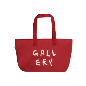 1011GALLERY 1011갤러리 갤러리 로고 토트백 레드