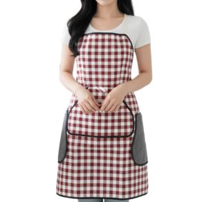 오에몰 원터치착용 끈없는 앞치마 방수 주방 앞치마 원피스형 9종 디자인