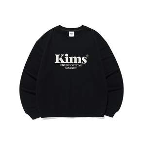 KIMS FRESH COTTON MARKET Kims Bam Logo Sweatshirt 블랙