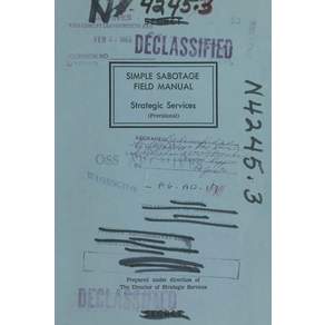 (영문도서)Simple Sabotage Field Manual Paperback