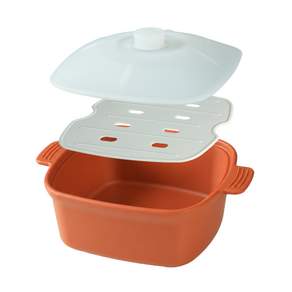 소노리떼 국산 실리콘 사각 멀티찜기 1200ml