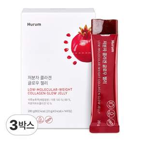 저분자 콜라겐 글로우 젤리 저분자 피쉬콜라겐 펩타이드 식약청인증 HACCP 석류