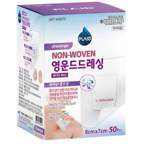 플레이드 영운드 드레싱밴드 W6070 50p