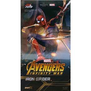 ZD toys 마블 어벤져스 인피니티워 아이언 스파이더맨 액션 피규어 국내판