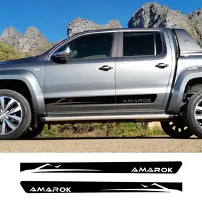 폭스 바겐 Amarok 트럭 바디 후드 장식 데칼 트렁크 비닐 커버 자동 튜닝 액세서리 용 픽업 바디 사이드 스