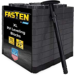 Camco Fasten RV XL 레벨링 블록 05 x 인치 0개 세트 미국산
