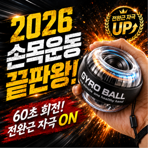 손목운동 전완근 강화 악력 오토스타트 자이로볼 파워볼
