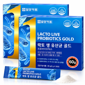 건일양 락토 생 유산균 골드 프로바이오스틱 60 g(2 g*30포) 2g 30포