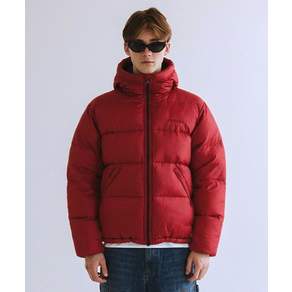 QT8 GARMENTS RG Duck Down Heavyweight Hoodie Jacket (Red)