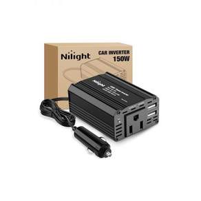 Nilight 150W 파워 인버터 12V DC-110V AC 카 컨버터 PD 30W USB C 및 QC3.0 휴대폰 태블릿용 노트북 컴퓨터 게임 콘솔 킨들 아이패드 DVD 플