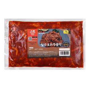 당일제조 달수오리주물럭 국내산오리 냉장오리불고기 1kg 1팩