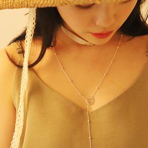 여섯시십칠분 Buckle Shine Necklace 실버목걸이