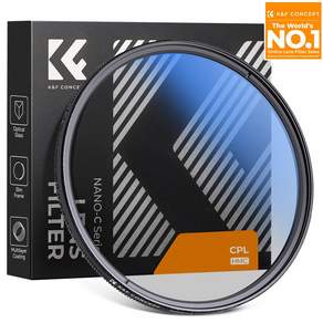 케이앤에프컨셉 CPL 슬림필터 AGC Glass 77mm