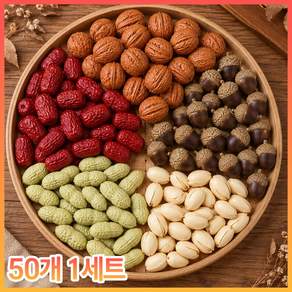 앙플러스 가을 열매 모형 도토리 꾸러미