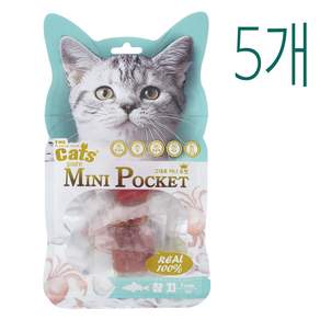 더캣츠 그대로 미니포켓 고양이 간식 참치 10p